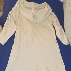 Tan cowlneck sweater